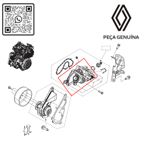 110603305R VALVULA TERMOSTATICA 1.0 12V H5D KARDIAN  RN 03305R -5-